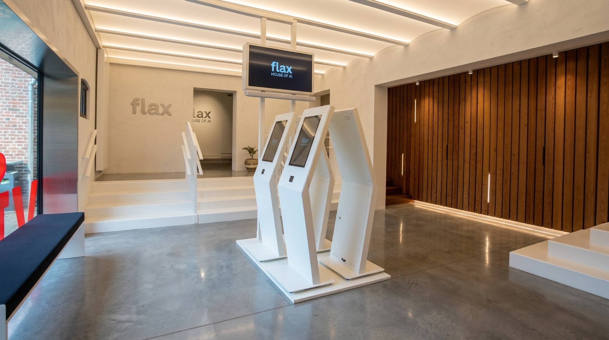 Minim installed in a lobby