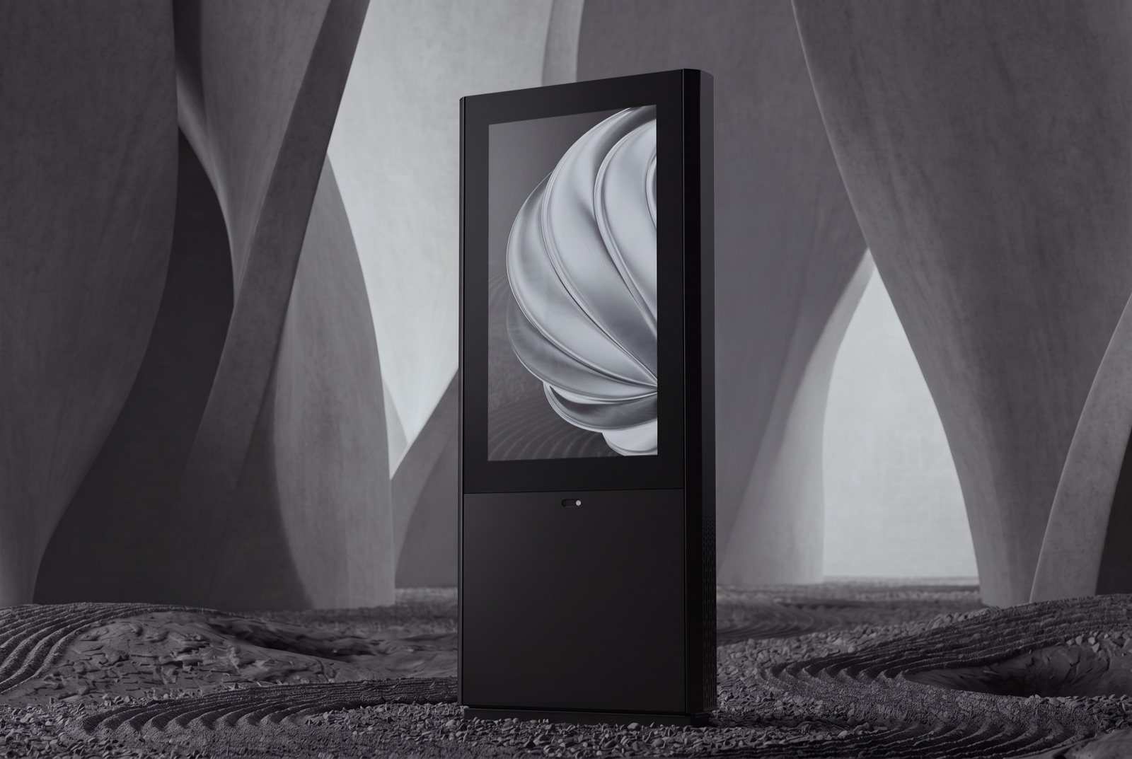 Nex Outdoor kiosk on a street